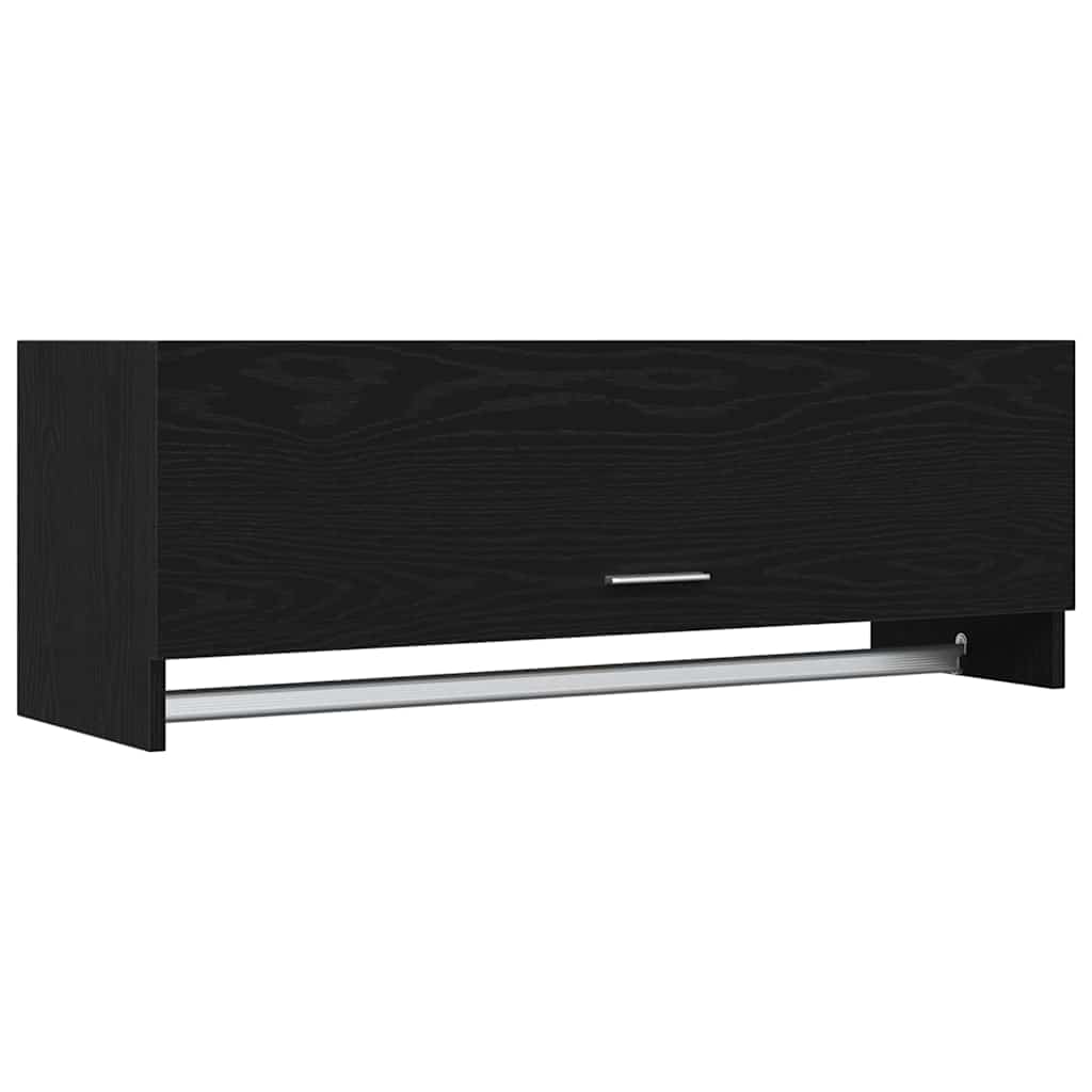 Armoire avec stockage Noir 100 x 32.5 x 35 cm Bois d'ingénierie - XIOS