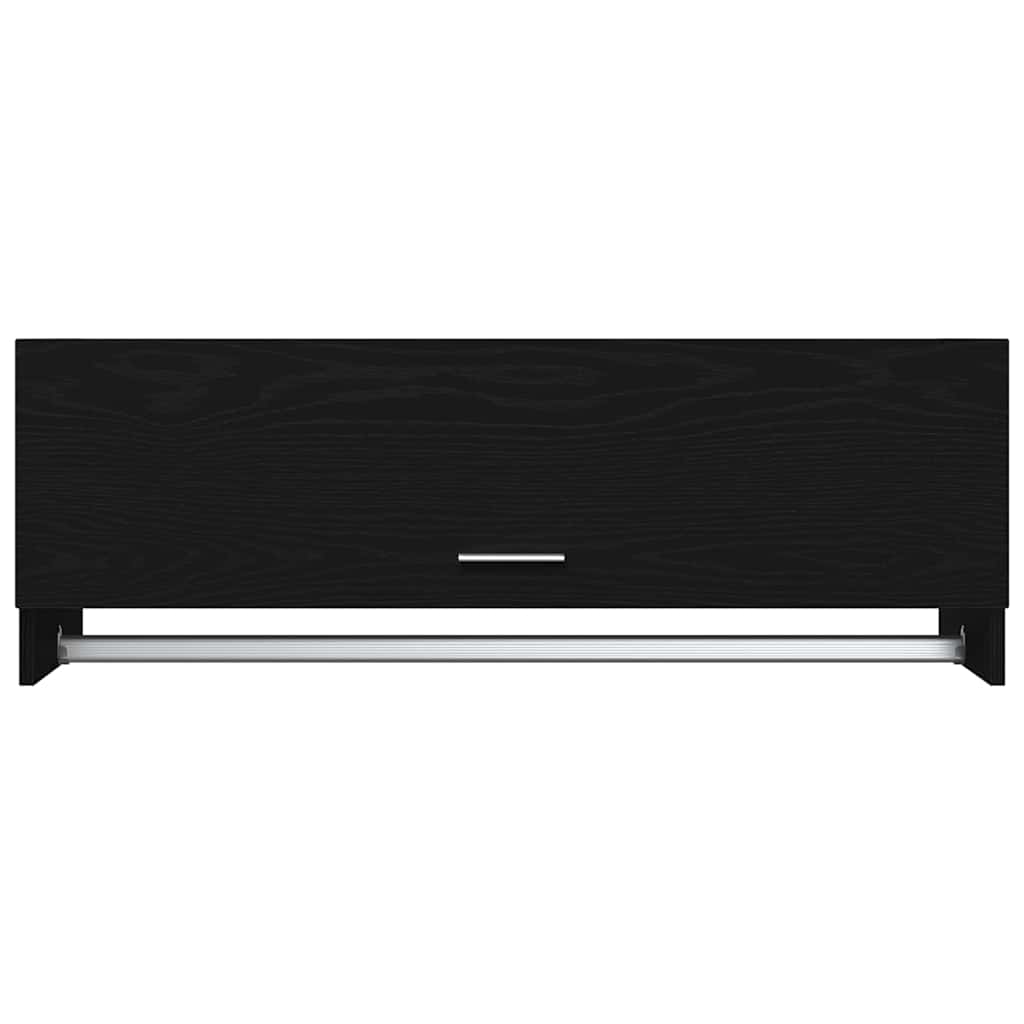 Armoire avec stockage Noir 100 x 32.5 x 35 cm Bois d'ingénierie - XIOS