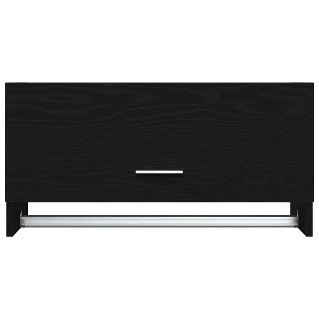 Armoire avec stockage Noir 70 x 32.5 x 35 cm Bois d'ingénierie - XIOS