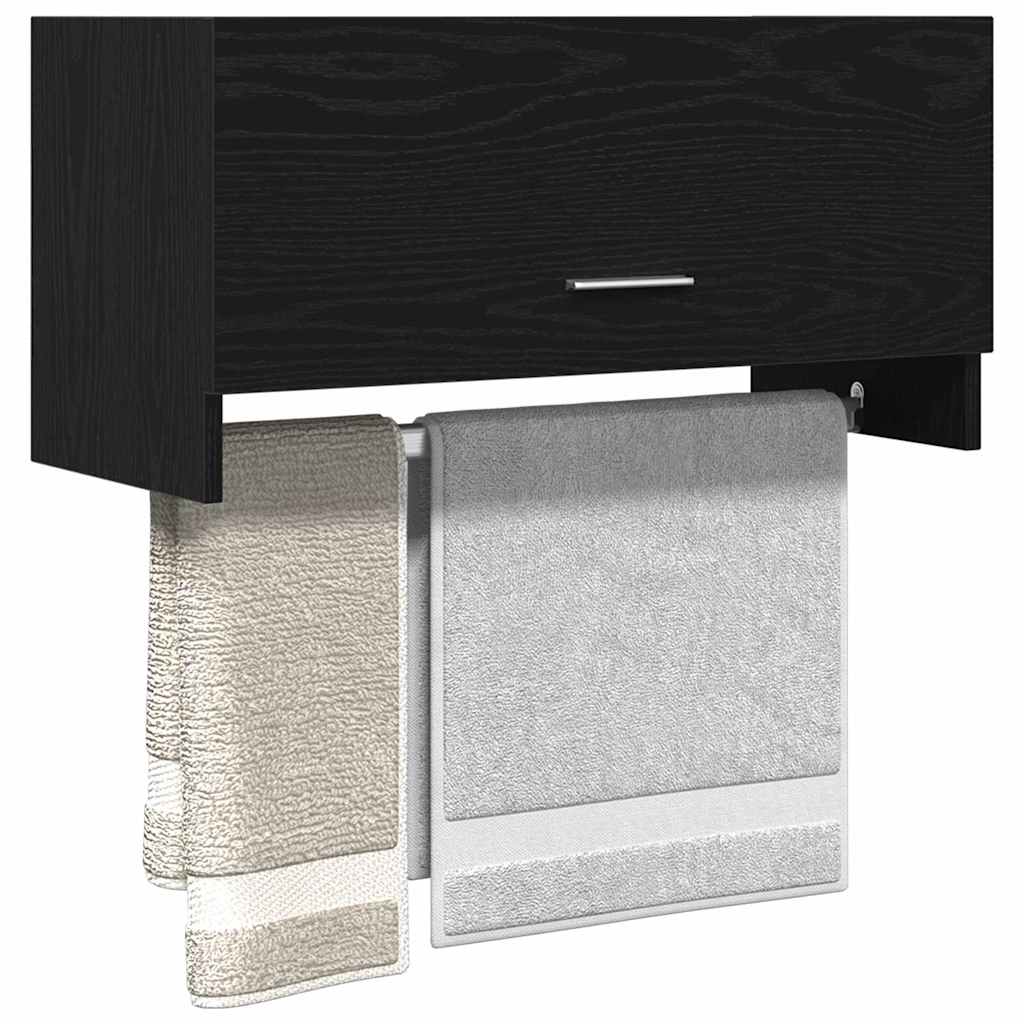 Armoire avec stockage Noir 70 x 32.5 x 35 cm Bois d'ingénierie - XIOS