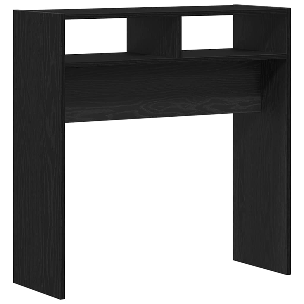 Table console Chêne noir 78 x 30 x 80 cm Bois d'ingénierie - XIOS