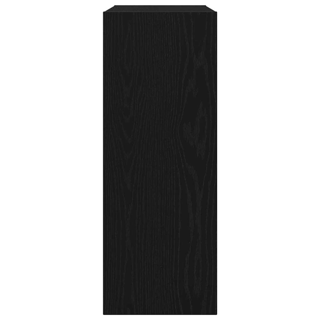 Table console Chêne noir 78 x 30 x 80 cm Bois d'ingénierie - XIOS