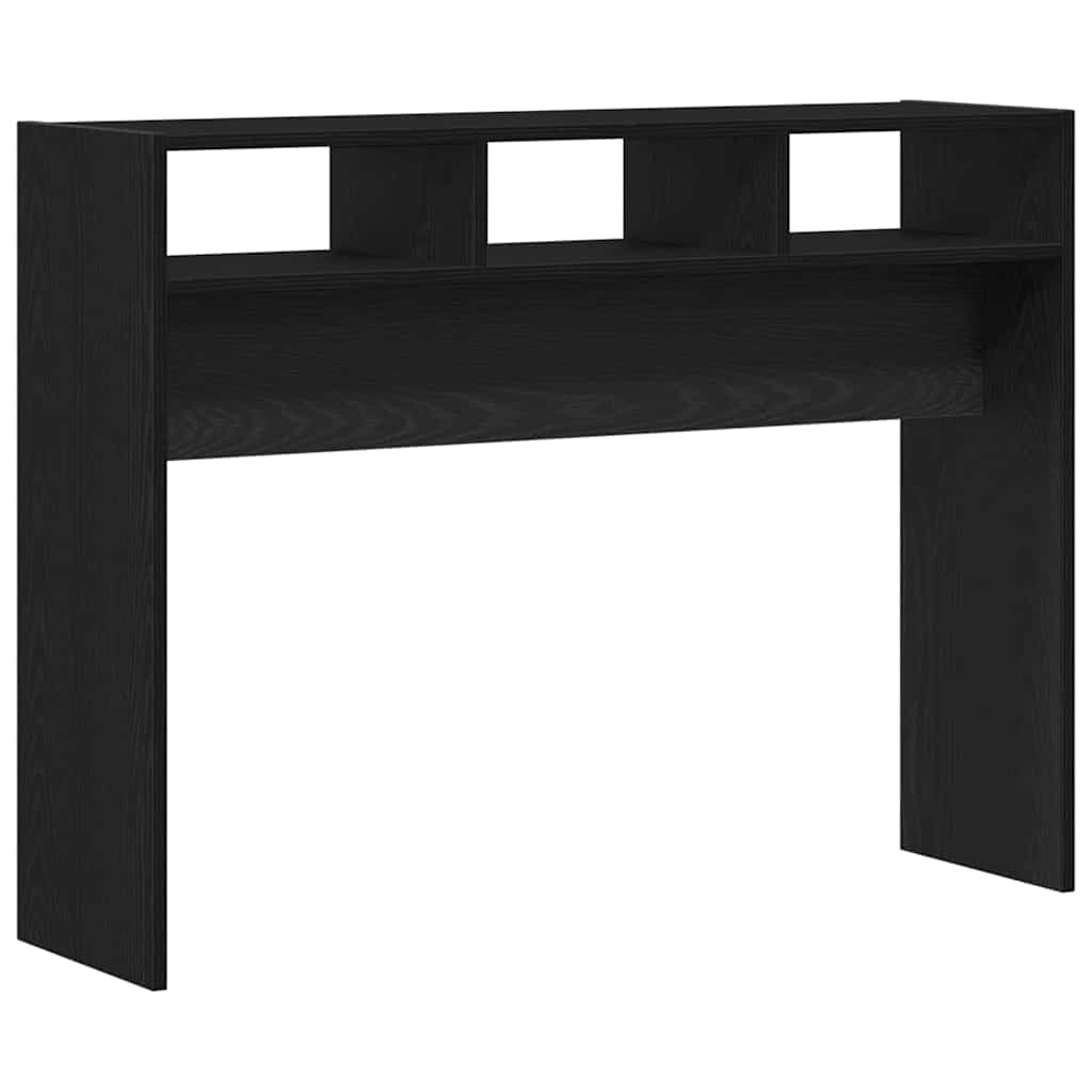 Table console Chêne noir 105 x 30 x 80 cm Bois d'ingénierie - XIOS