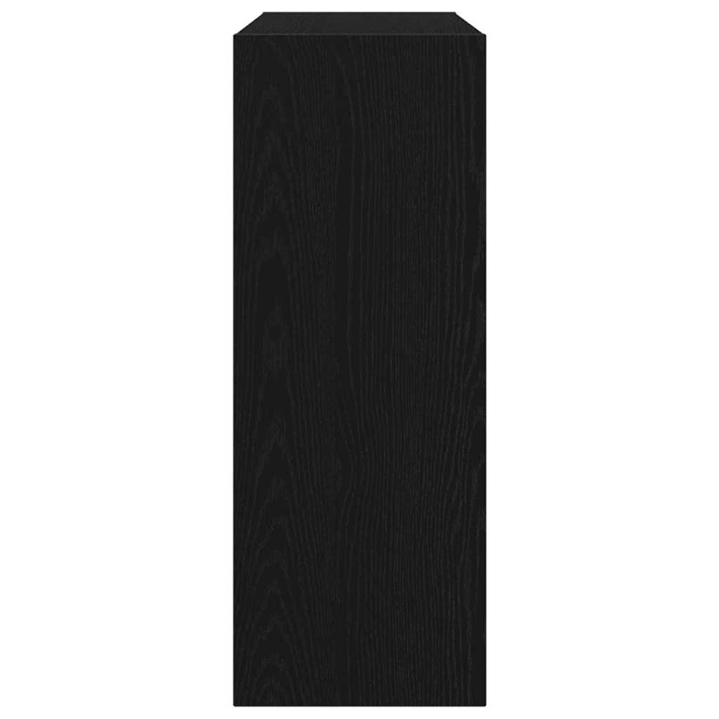 Table console Chêne noir 105 x 30 x 80 cm Bois d'ingénierie - XIOS