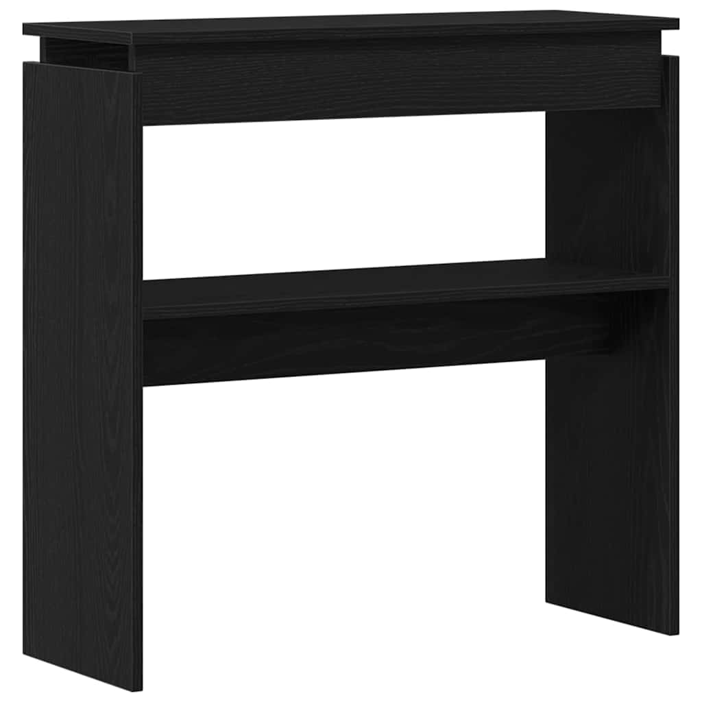 Table console Chêne noir 80 x 30 x 80 cm Bois d'ingénierie - XIOS