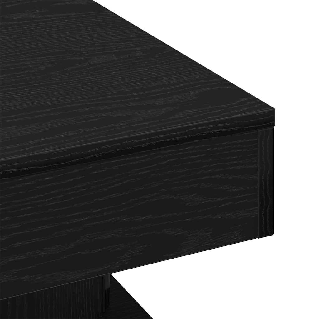 Table basse Chêne noir 57 x 57 x 30 cm Bois d'ingénierie - XIOS