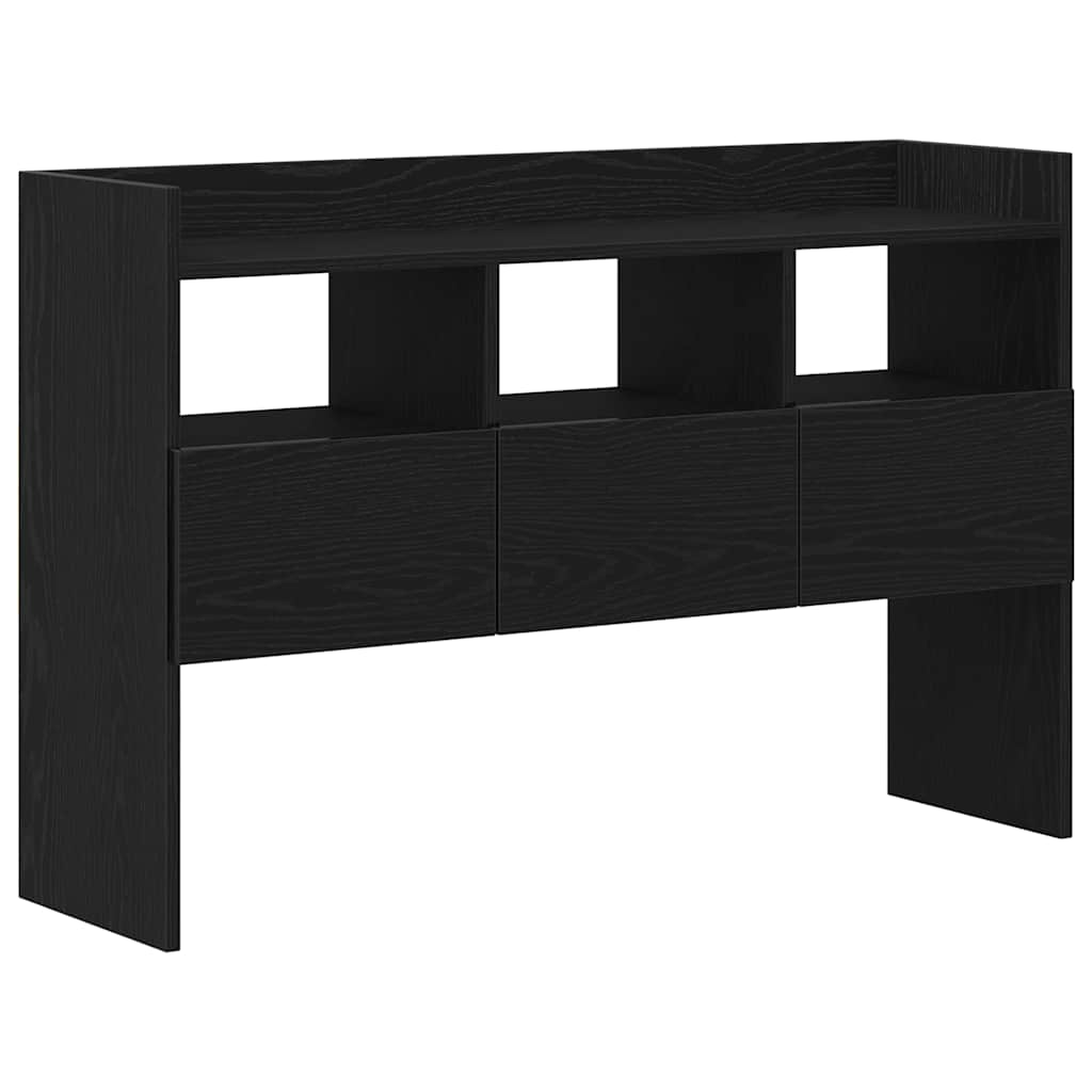 Buffet avec tiroir Noir 105 x 30 x 70 cm Bois d'ingénierie - XIOS