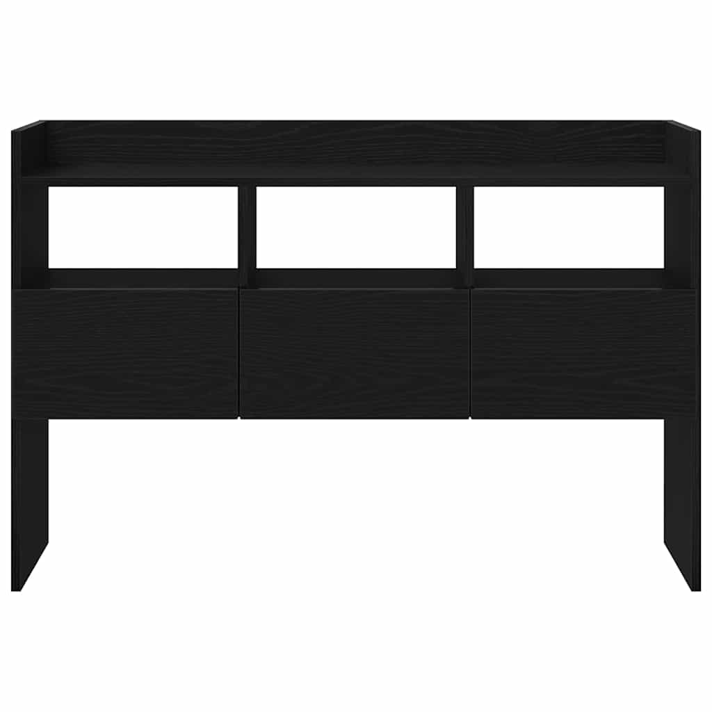 Buffet avec tiroir Noir 105 x 30 x 70 cm Bois d'ingénierie - XIOS