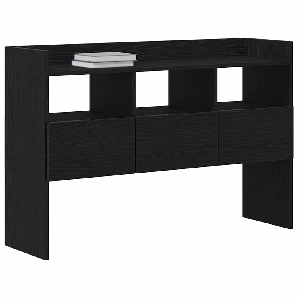 Buffet avec tiroir Noir 105 x 30 x 70 cm Bois d'ingénierie - XIOS