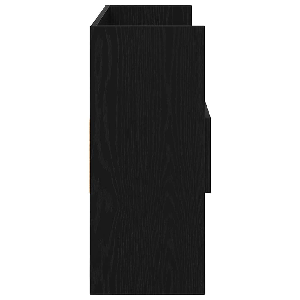 Buffet avec tiroir Noir 105 x 30 x 70 cm Bois d'ingénierie - XIOS