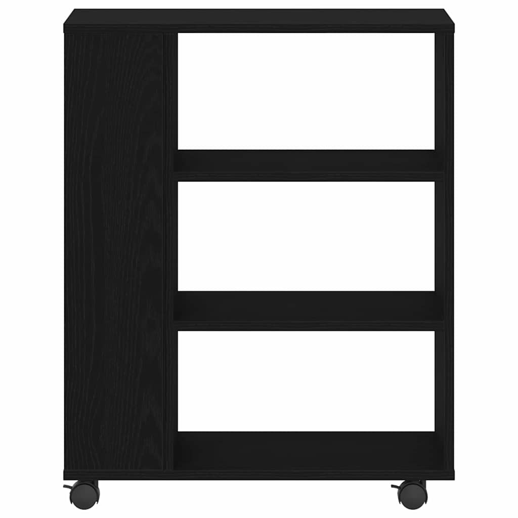 Armoire de rangement avec roue Chêne noir 60 x 35 x 75 cm - XIOS