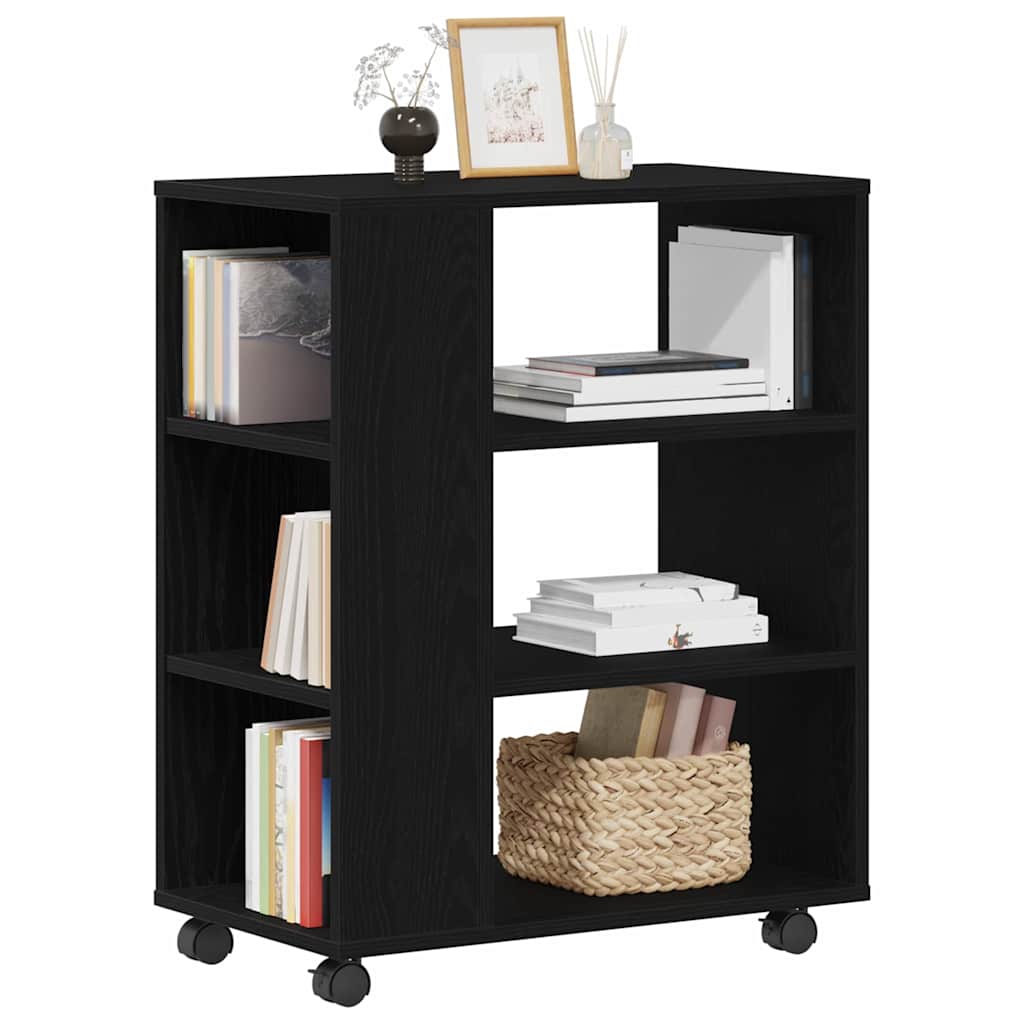 Armoire de rangement avec roue Chêne noir 60 x 35 x 75 cm - XIOS