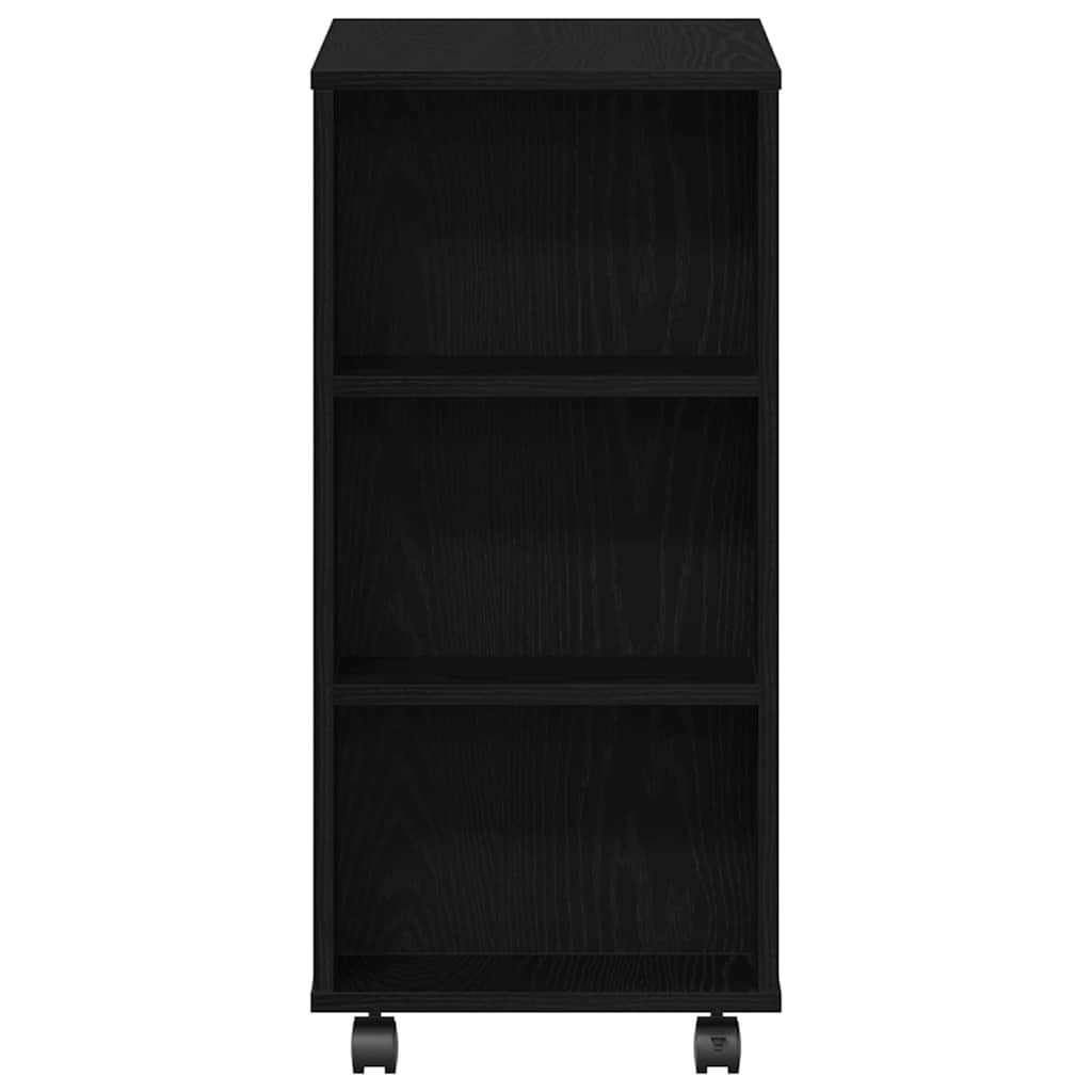 Armoire de rangement avec roue Chêne noir 60 x 35 x 75 cm - XIOS