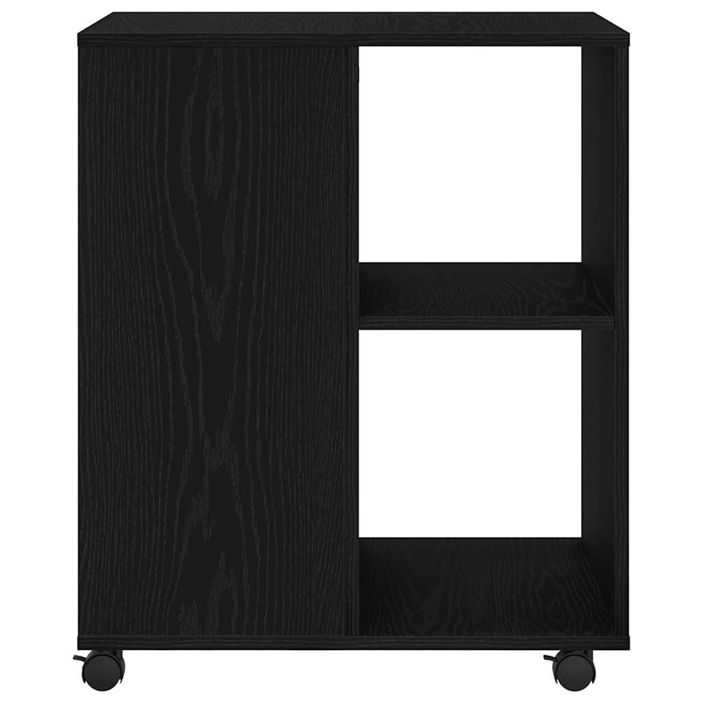 Meuble de rangement avec roue Chêne noir 60 x 53 x 72.5 cm - XIOS