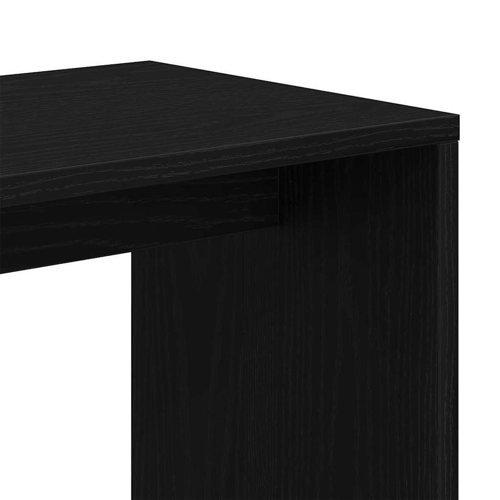 Table Gigogne 3 pcs Chêne noir Bois d'ingénierie - XIOS