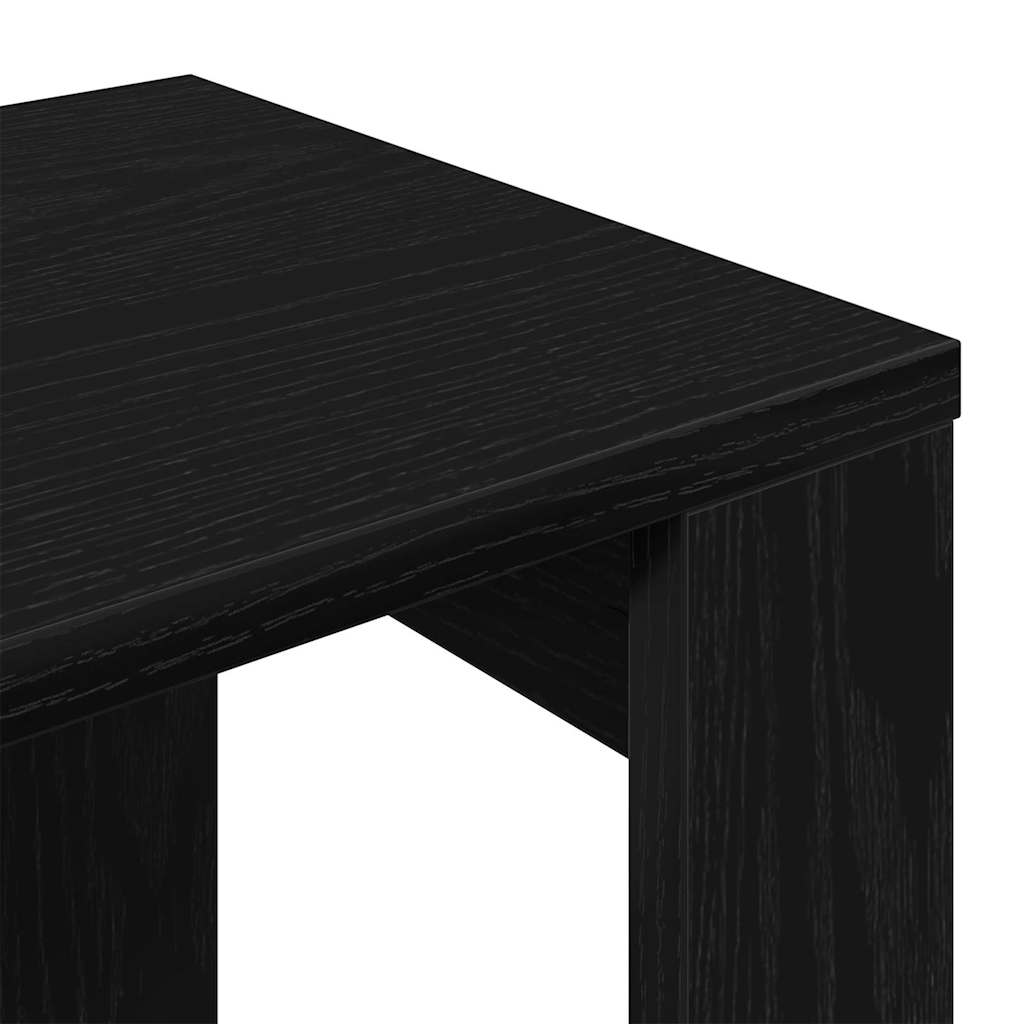 Table Gigogne 3 pcs Chêne noir 61 x 28 x 47 cm - XIOS