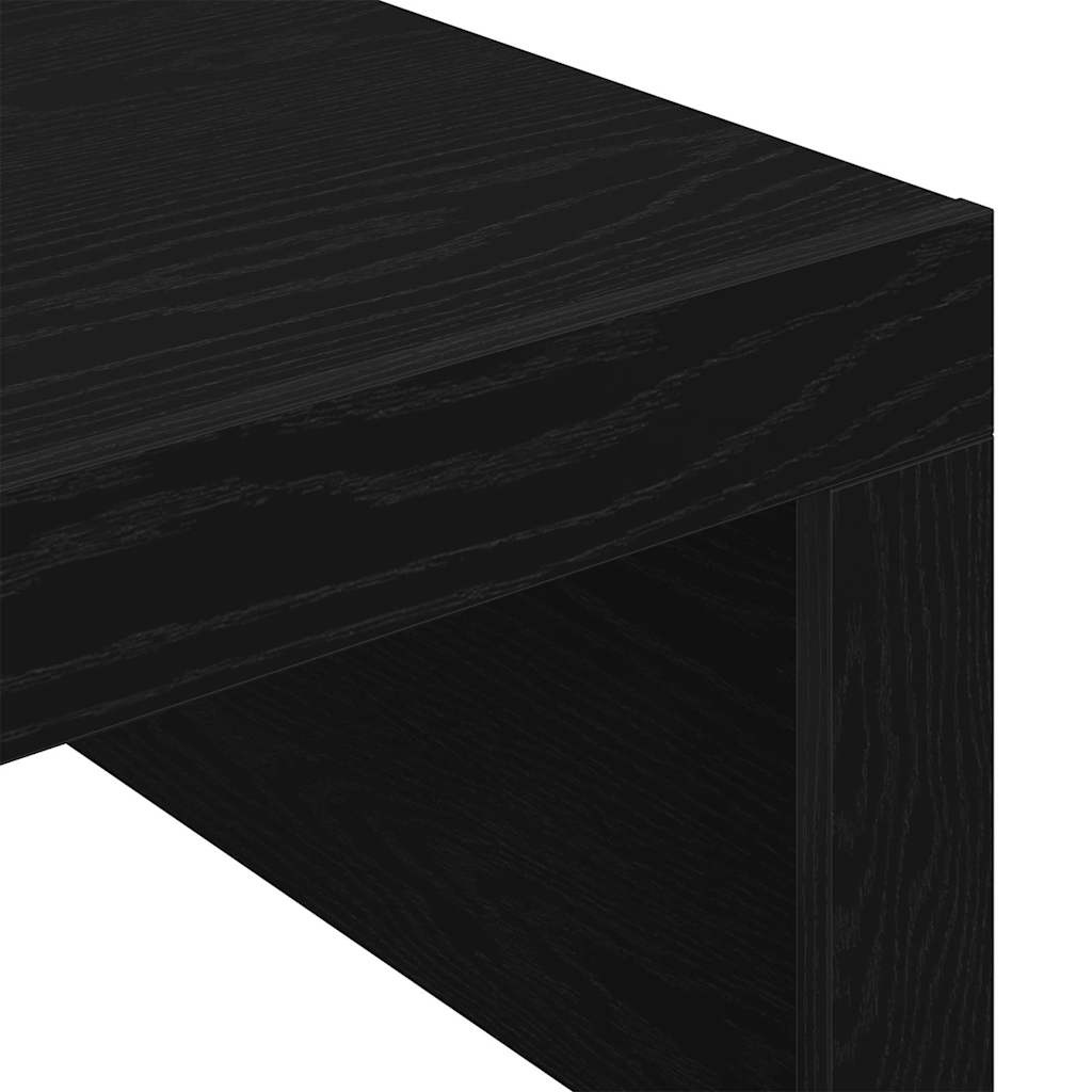 Table basse Chêne noir 100 x 100 x 35 cm Bois d'ingénierie - XIOS