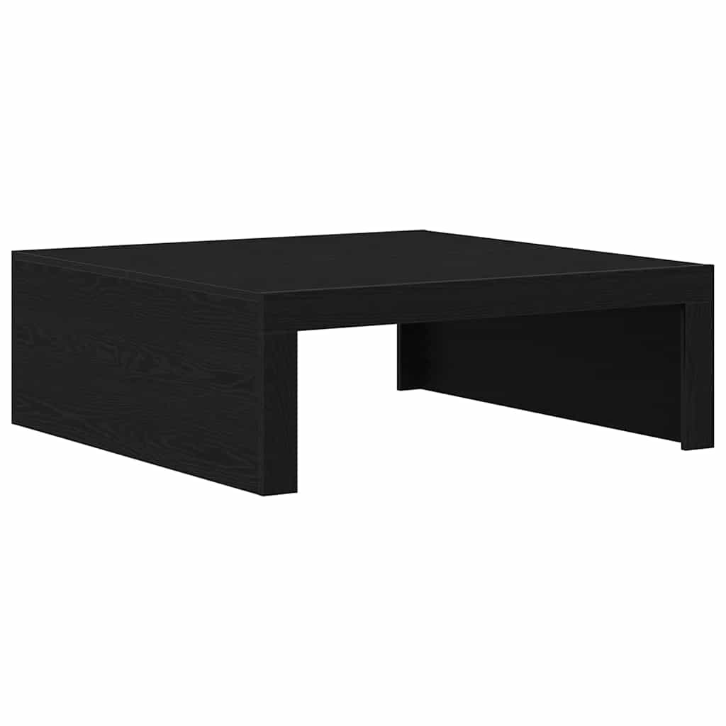 Table basse Chêne noir 100 x 100 x 35 cm Bois d'ingénierie - XIOS