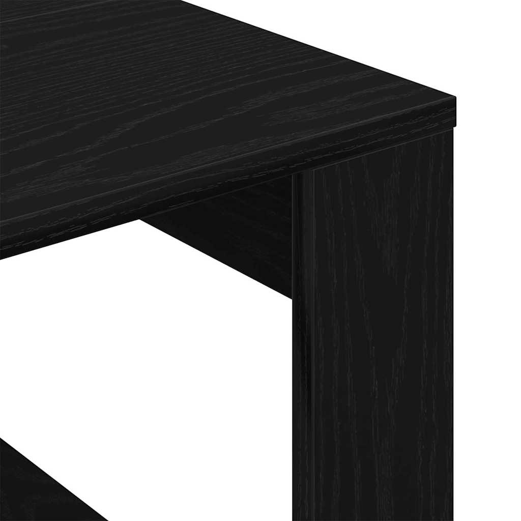 Table basse Chêne noir 50 x 50 x 35 cm Bois d'ingénierie - XIOS