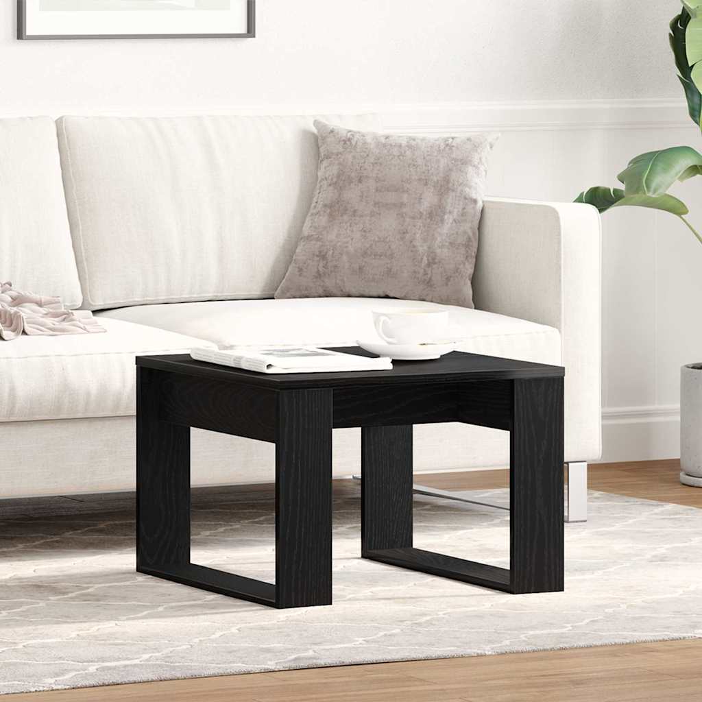 Table basse Chêne noir 50 x 50 x 35 cm Bois d'ingénierie - XIOS