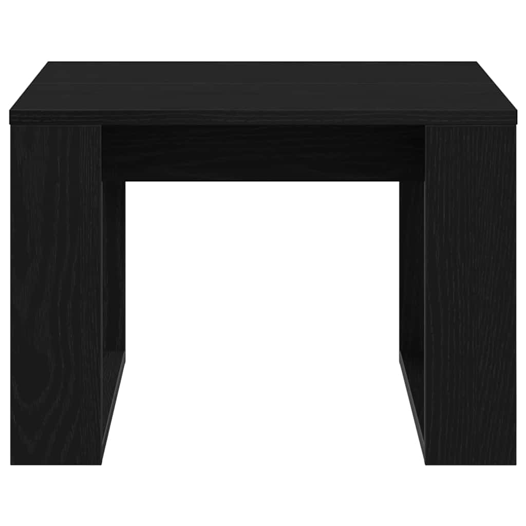 Table basse Chêne noir 50 x 50 x 35 cm Bois d'ingénierie - XIOS