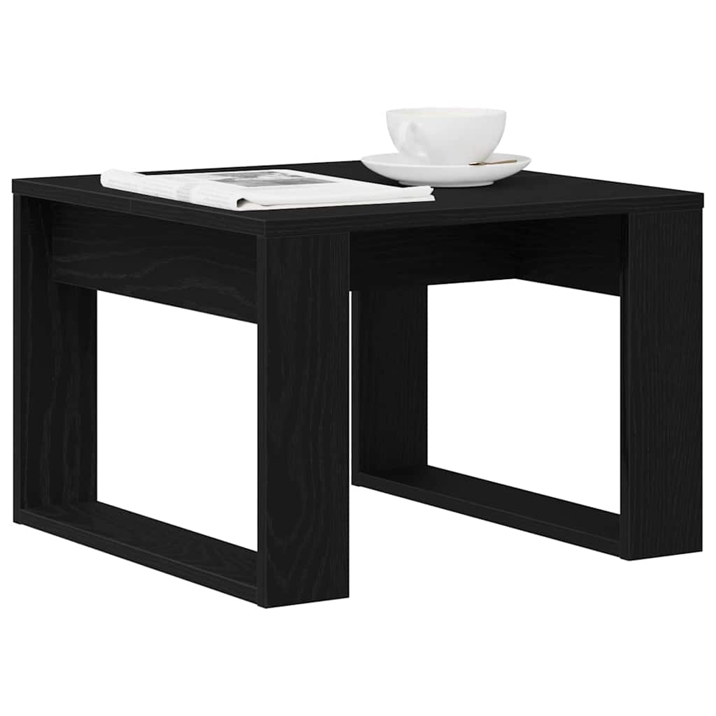 Table basse Chêne noir 50 x 50 x 35 cm Bois d'ingénierie - XIOS