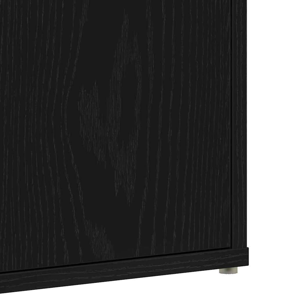 Cabinet à chaussures avec étagère Chêne noir 60 x 35 x 70 cm - XIOS