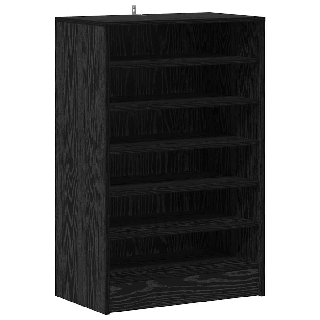 Cabinet à chaussures avec étagère Chêne noir 60 x 35 x 92 cm - XIOS