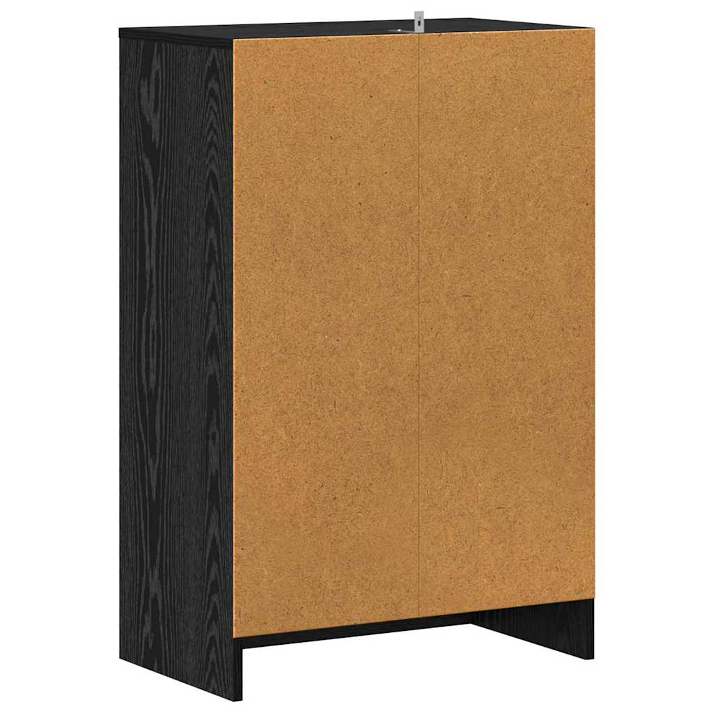 Cabinet à chaussures avec étagère Chêne noir 60 x 35 x 92 cm - XIOS