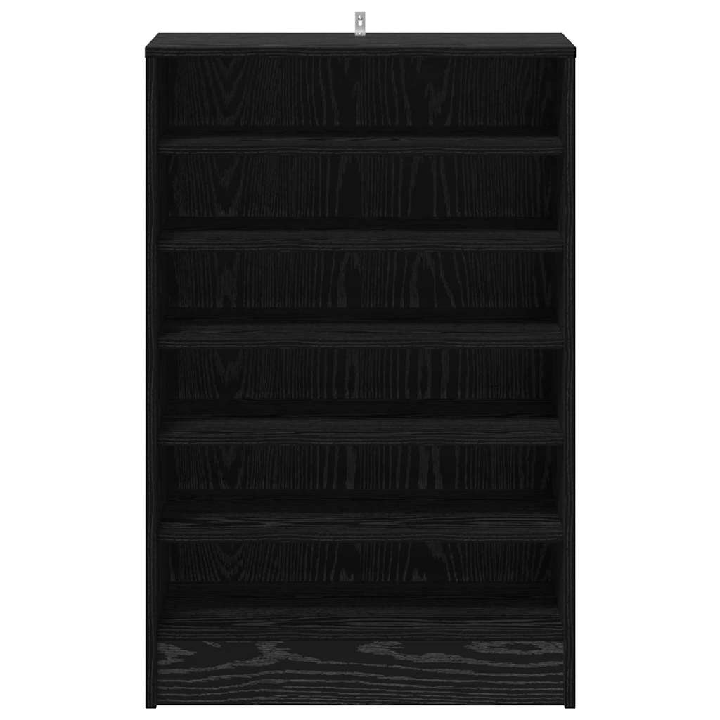 Cabinet à chaussures avec étagère Chêne noir 60 x 35 x 92 cm - XIOS