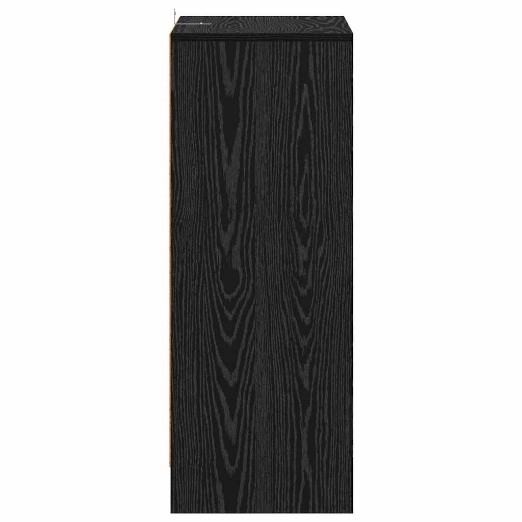 Cabinet à chaussures avec étagère Chêne noir 60 x 35 x 92 cm - XIOS