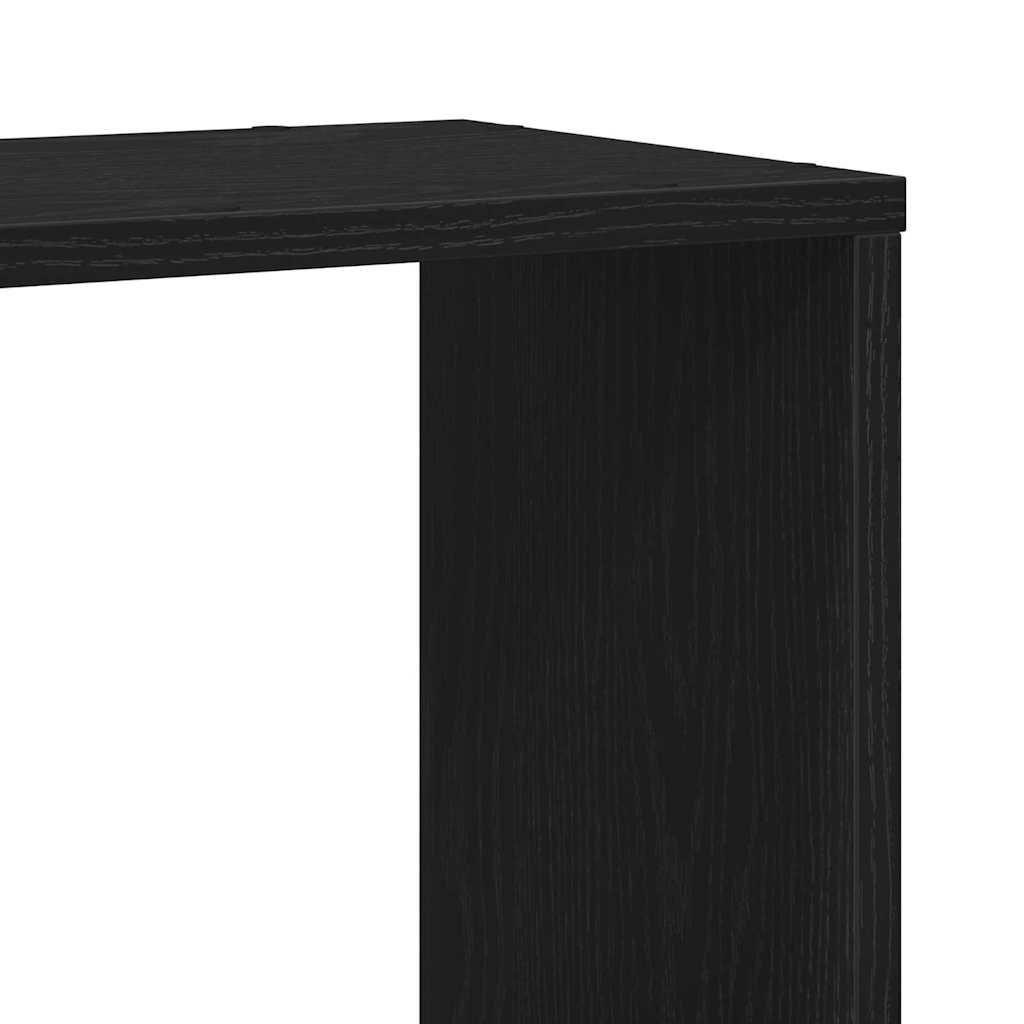 Ensemble meuble TV Montage mural Chêne noir 100 x 24 x 124,5 cm - XIOS