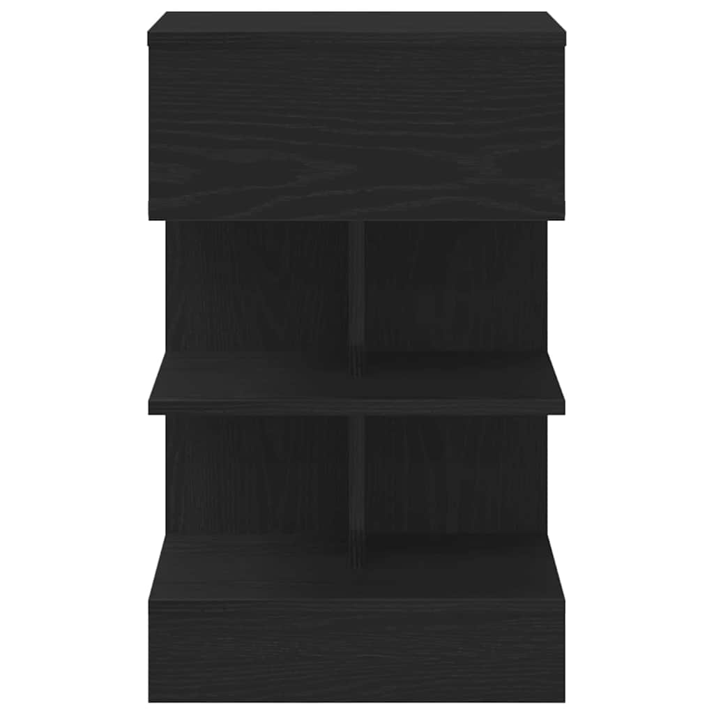 Cabinet de chevet avec tiroir 2 pcs Chêne noir 40 x 35 x 65 cm - XIOS