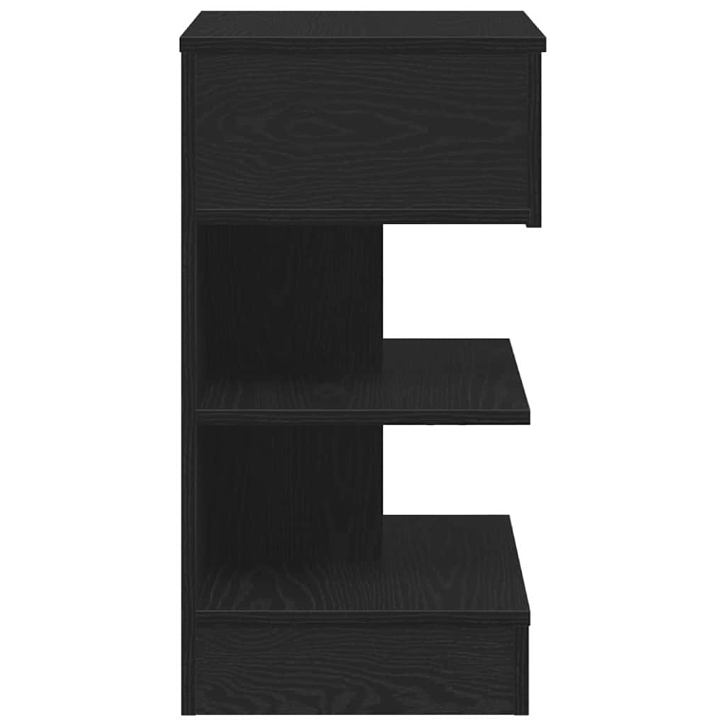 Cabinet de chevet avec tiroir 2 pcs Chêne noir 40 x 35 x 65 cm - XIOS