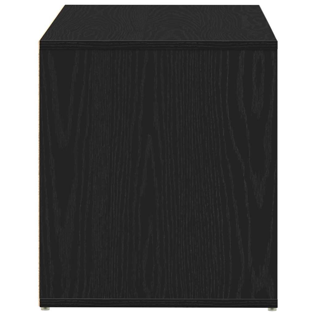 Banc d'entrée Chêne noir 80 x 40 x 45 cm Bois d'ingénierie - XIOS