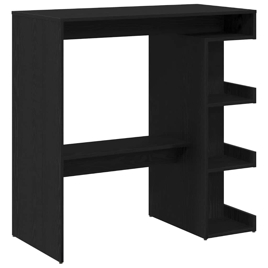 Table de bar Chêne noir 100 x 48 x 101.5 cm Bois d'ingénierie
