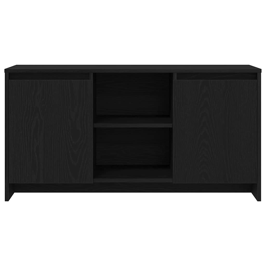 Meuble TV Chêne noir 102 x 37,5 x 52,5 cm Bois d'ingénierie - XIOS