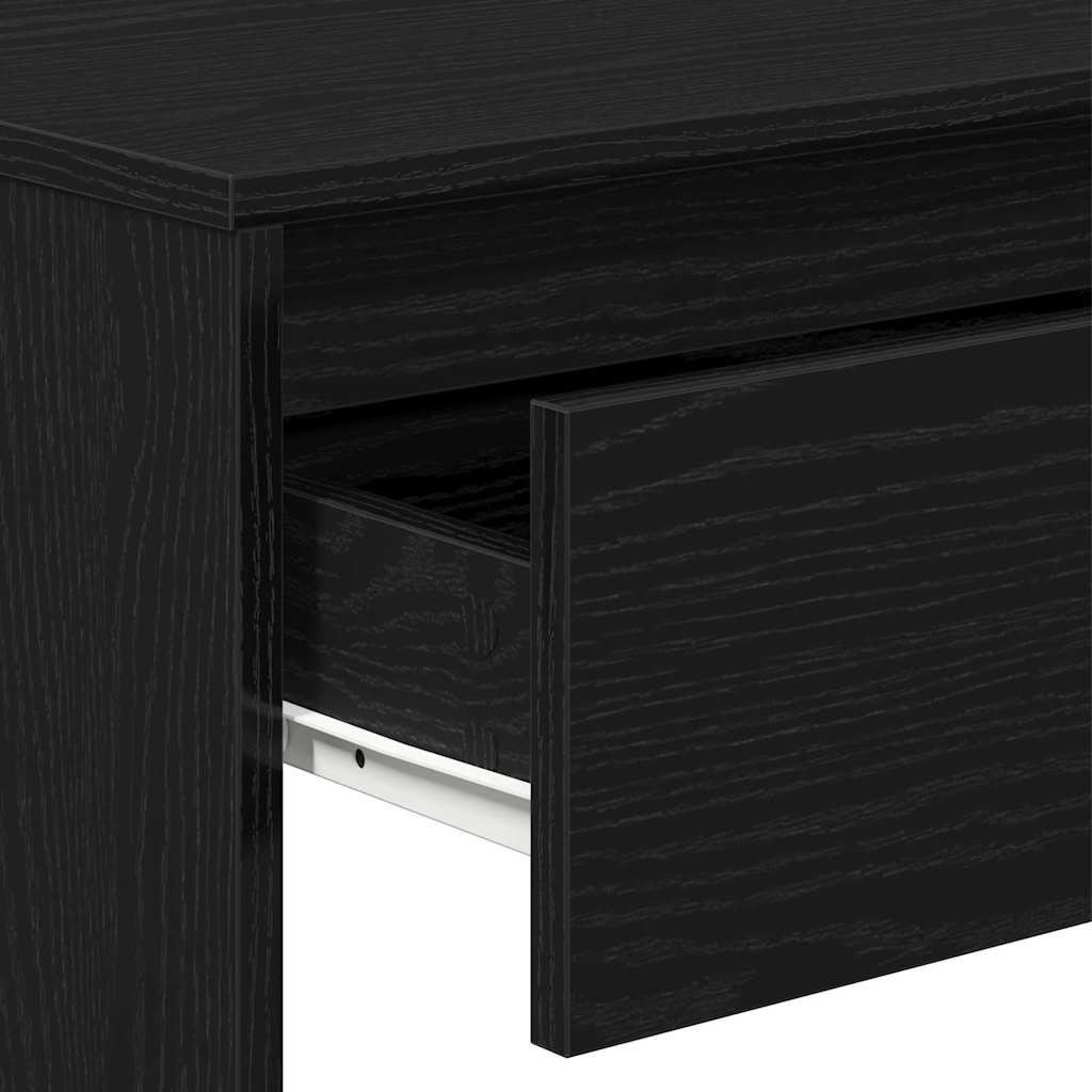 Table console Chêne noir 100 x 35 x 76,5 cm Bois d'ingénierie - XIOS