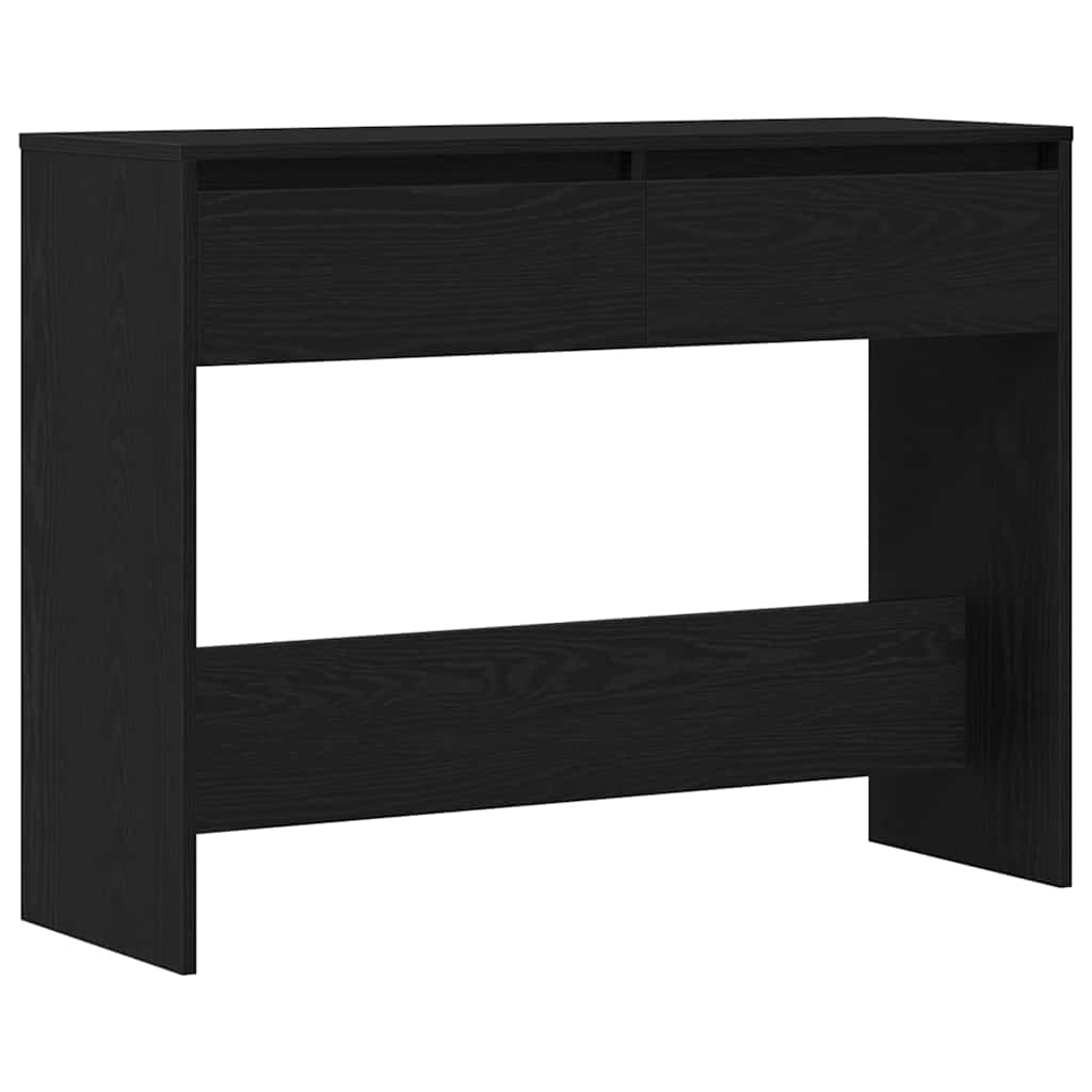 Table console Chêne noir 100 x 35 x 76,5 cm Bois d'ingénierie - XIOS