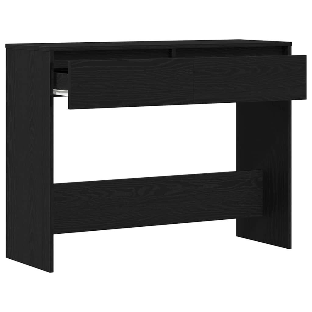 Table console Chêne noir 100 x 35 x 76,5 cm Bois d'ingénierie - XIOS