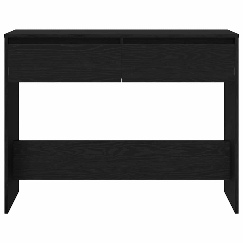 Table console Chêne noir 100 x 35 x 76,5 cm Bois d'ingénierie - XIOS