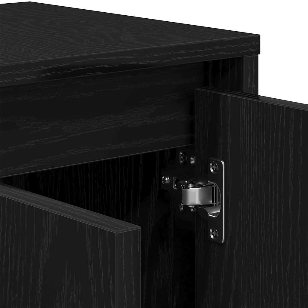 Meuble TV Chêne noir 120 x 30 x 40,5 cm Bois d'ingénierie