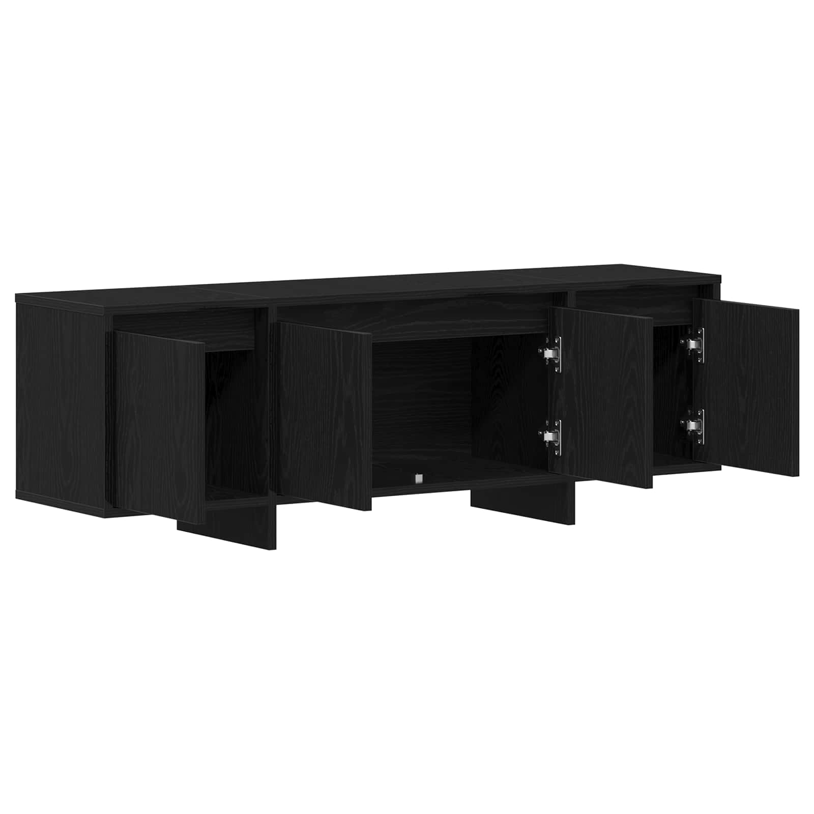 Meuble TV 120 x 30 x 40,5 cm Chêne noir Bois d'ingénierie