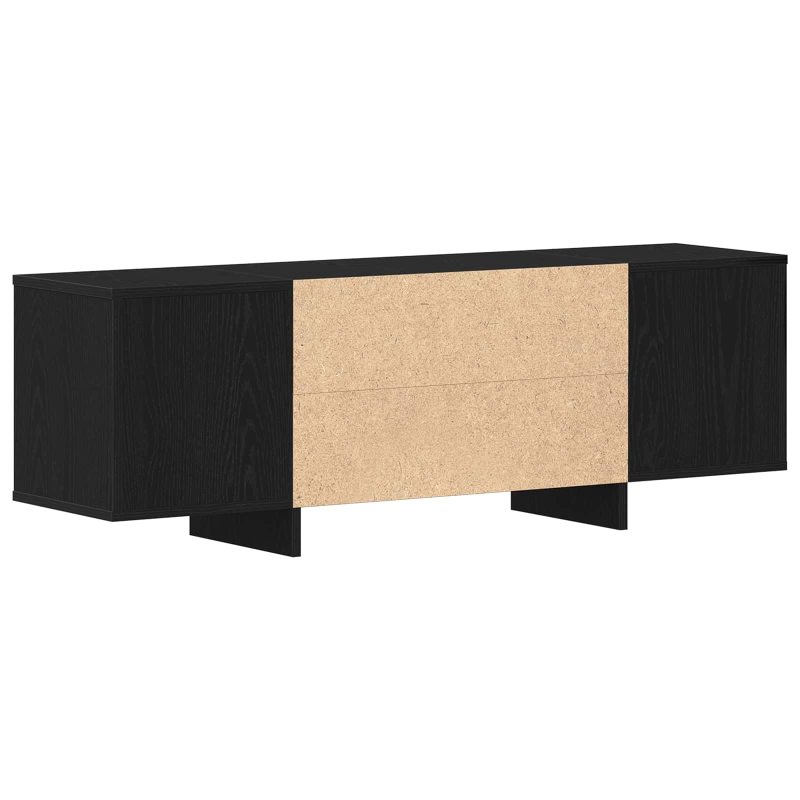 Meuble TV 120 x 30 x 40,5 cm Chêne noir Bois d'ingénierie