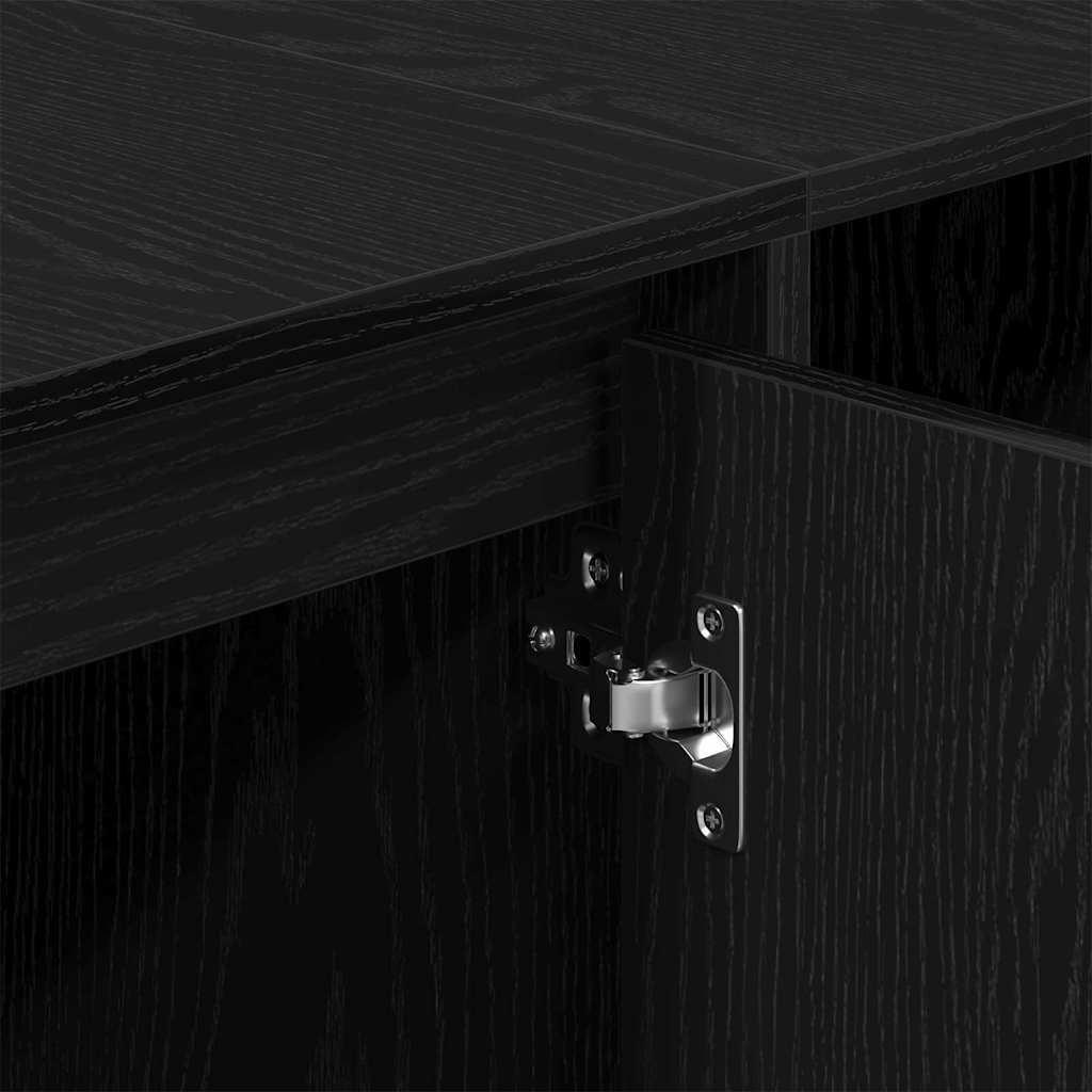 Meuble TV Chêne noir 120 x 30 x 40,5 cm Bois d'ingénierie - XIOS