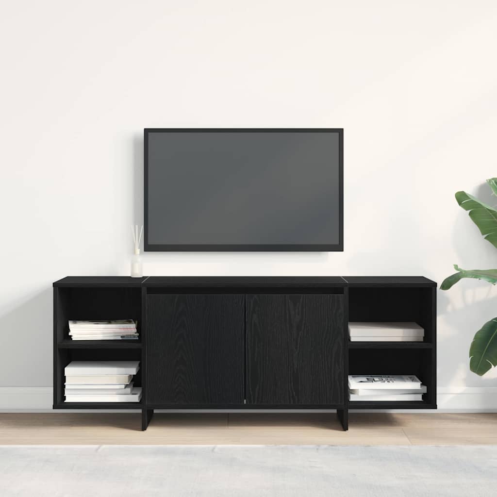 Meuble TV Chêne noir 120 x 30 x 40,5 cm Bois d'ingénierie - XIOS