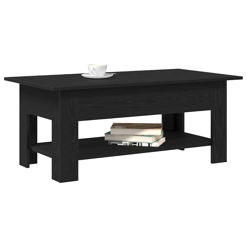 Table basse Chêne noir 102 x 55 x 42 cm Bois d'ingénierie - XIOS