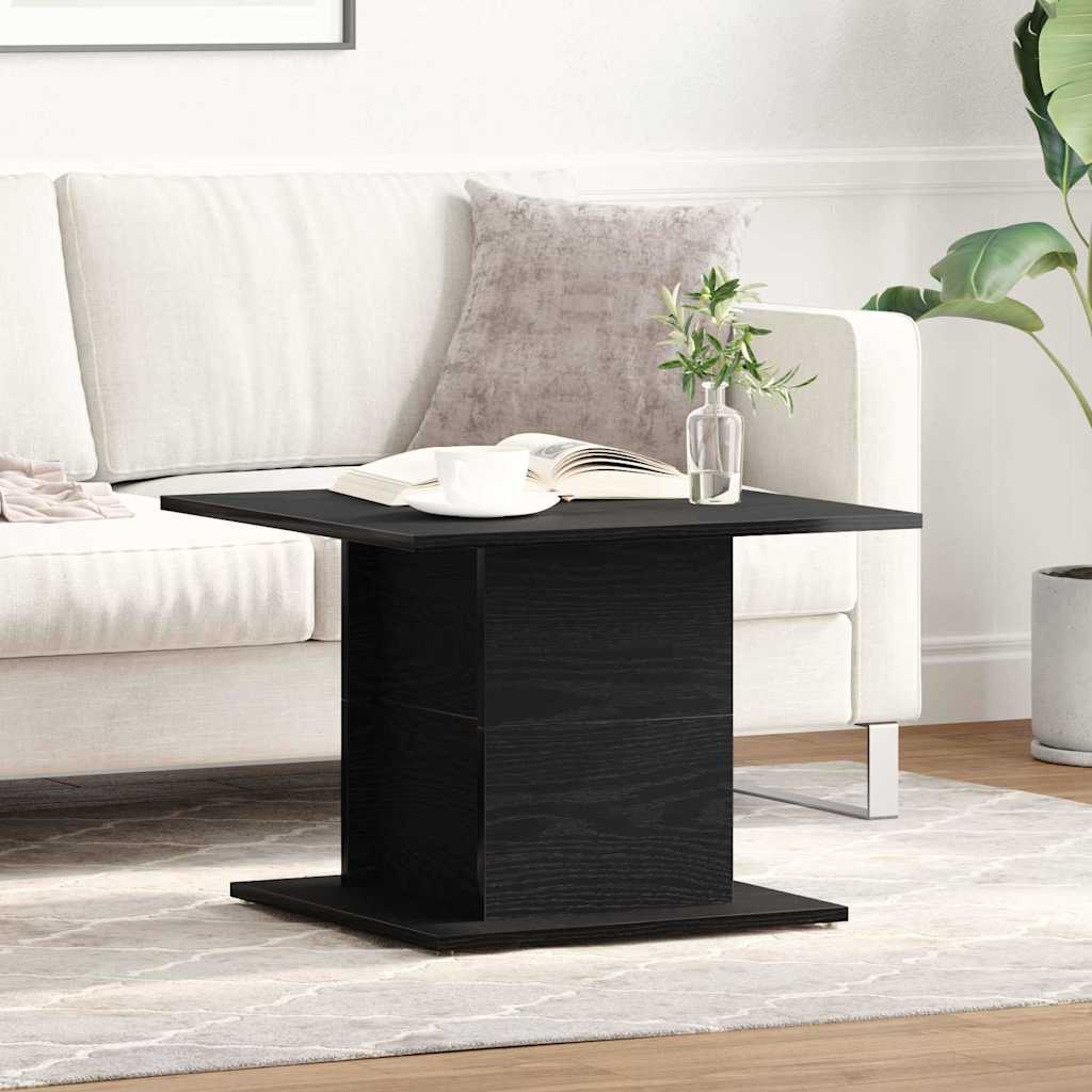 Table basse Chêne noir 55.5 x 55.5 x 40 cm Bois d'ingénierie - XIOS