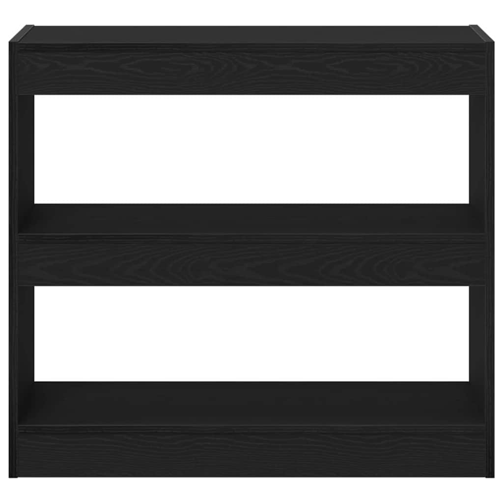 Bibliothèque Chêne noir 80 x 30 x 72 cm Bois d'ingénierie - XIOS