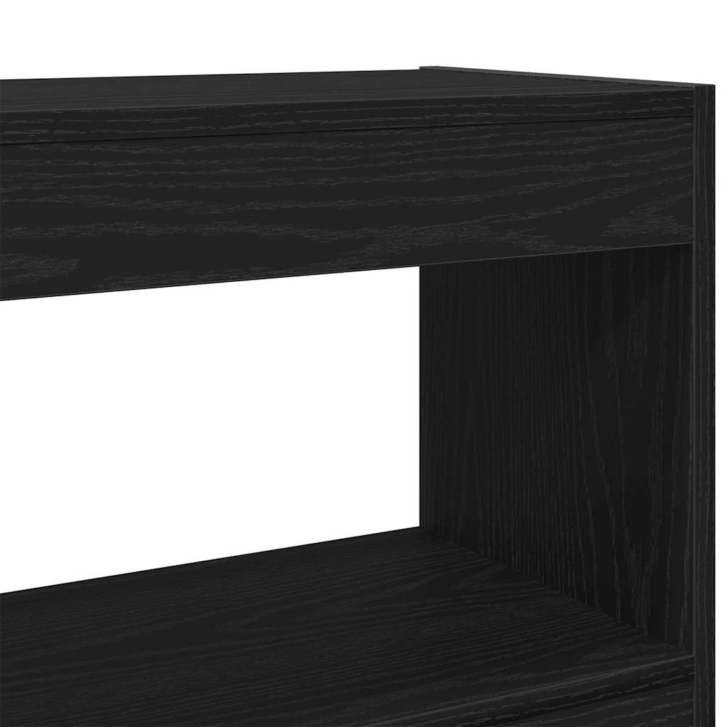 Bibliothèque Chêne noir 100 x 30 x 72 cm Bois d'ingénierie - XIOS
